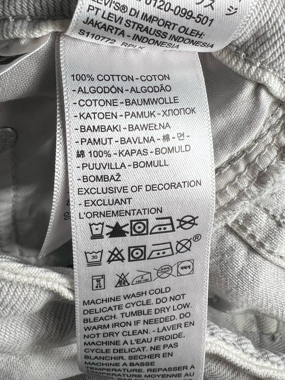 Levi's light stone baggy dad barrel jeans - Picture 5 of 5